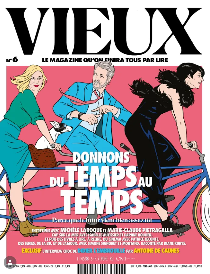Couverture du magazine VIEUX titrée Donnons du temps au temps