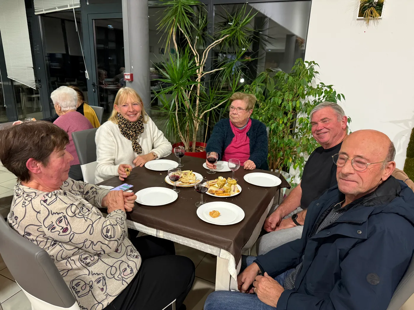 Repas du Beaujolais nouveau à la résidence OBEO de Nevers