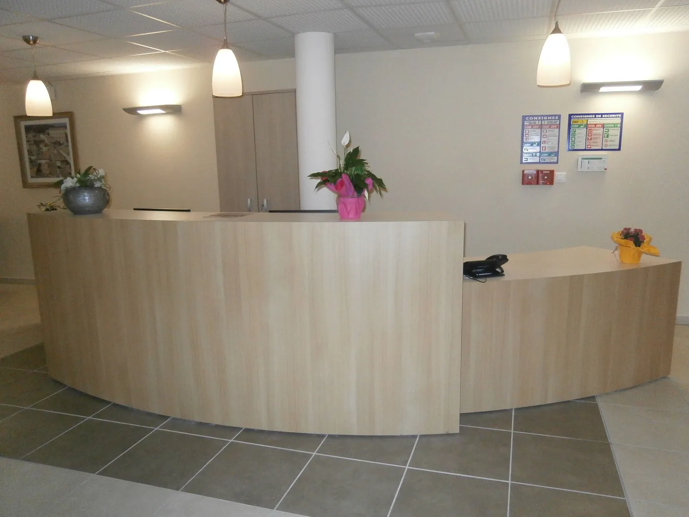 Espace d’accueil d’une résidence OBEO Résidences